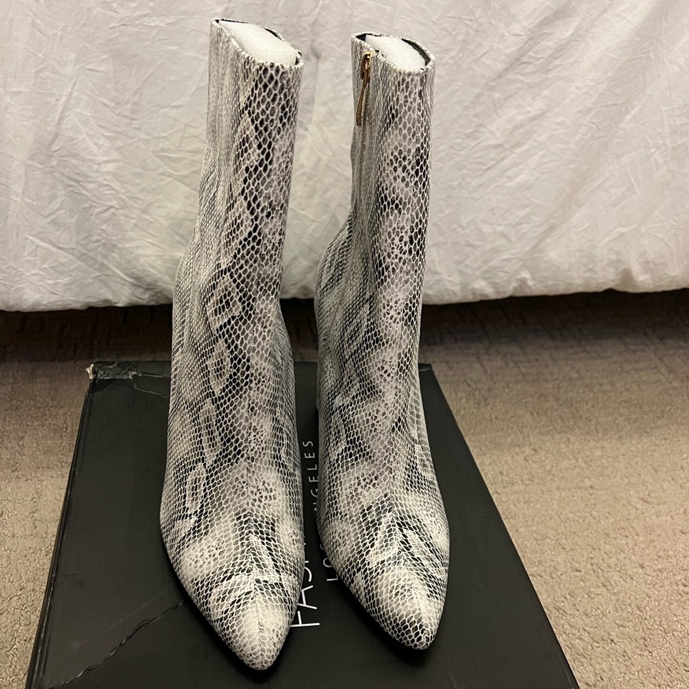 Snakeskin boots